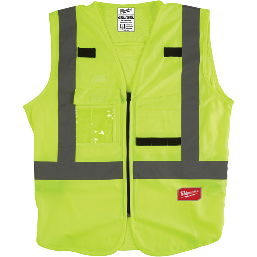 Safety Vest, High Visibility Lime-Yellow, Medium/Small FMT Sales Ltd