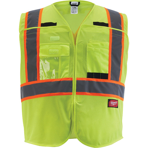 Flagman Safety Vest, High Visibility Lime-Yellow, Medium/Small FMT Sales Ltd