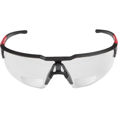 Magnified Safety Glasses, Anti-Scratch, Clear, 1.0 Diopter FMT Sales Ltd