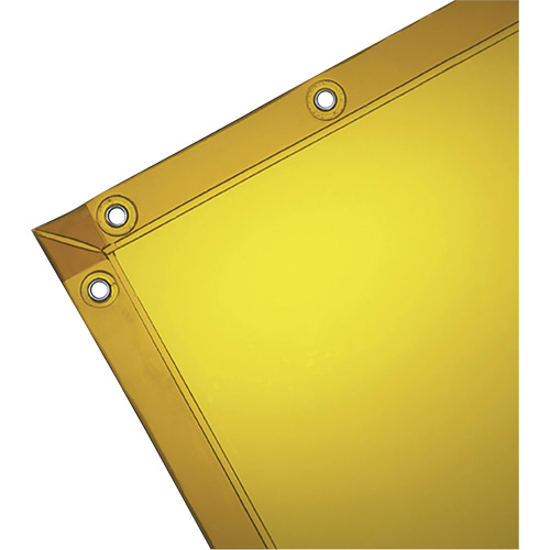 Welding Curtain, 72" x 96", High Transparency, Yellow FMT Sales Ltd