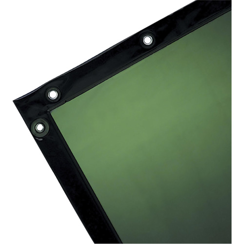 Welding Curtain, 72" x 72", Moderate Transparency, Green FMT Sales Ltd