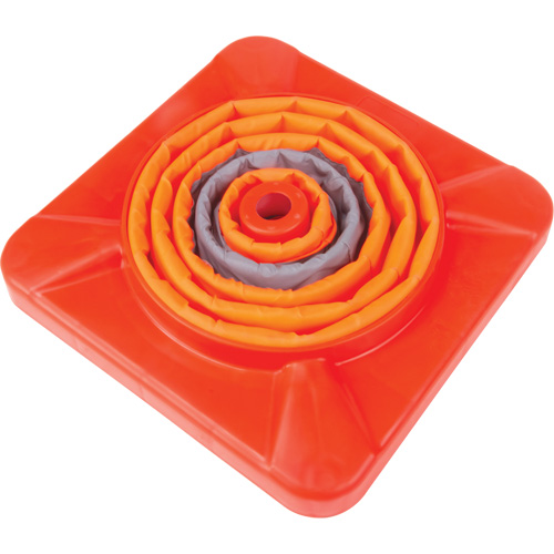 C&ocirc;ne de signalisation repliable, 18" h, Orange FMT Sales Ltd