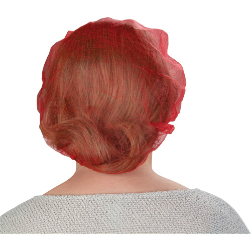 Bonnets bouffants, Polypropyl&egrave;ne, 21", Rouge FMT Sales Ltd