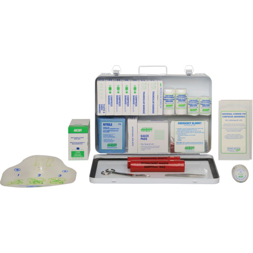 Trousse de premiers soins, R&eacute;pond &agrave; la norme CSA Z1220-17 type 2 environnements &agrave; faible risque, Moyen (26-50 travailleurs) FMT Sales Ltd