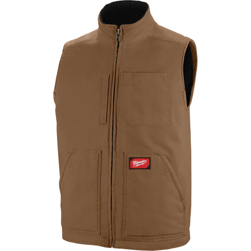 Veste doubl&eacute;e en sherpa ultra-r&eacute;sistante, Hommes, Petit, Brun FMT Sales Ltd