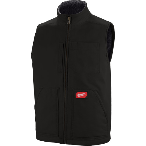 Heavy-Duty Sherpa-Lined Vest, Men's, Small, Black FMT Sales Ltd