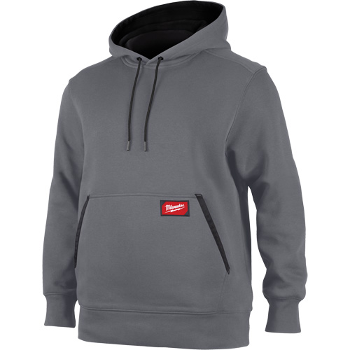 Chandail &agrave; capuchon d&eacute;paisseur moyenne, Hommes, Petit, Gris FMT Sales Ltd