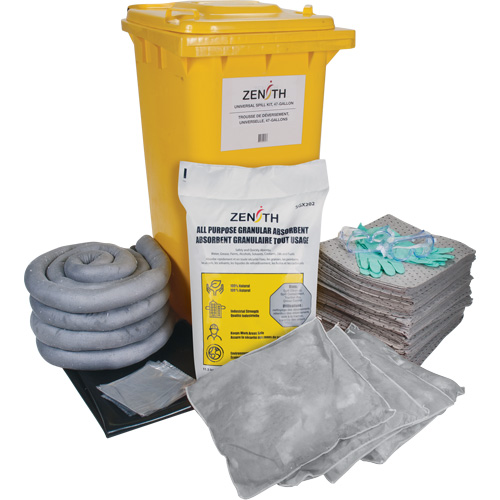 Spill Kit, Universal, Bin, 63 US gal. Absorbancy FMT Sales Ltd