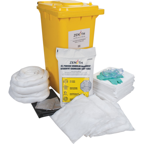 Spill Kit, Oil Only, Bin, 63 US gal. Absorbancy FMT Sales Ltd