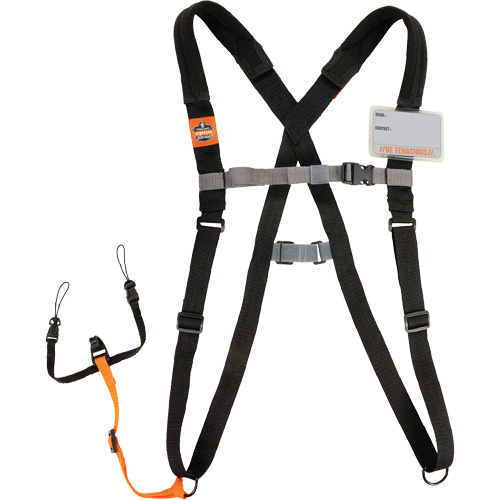 Harnais & longe &agrave; scanneur de code barres coussin&eacute;e Squids 3138 pour ordinateurs portables, Longueur fixe, Boucle FMT Sales Ltd