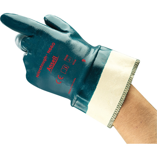Nitrotough N660 Gloves, 9, Nitrile Coating, Cotton Shell FMT Sales Ltd