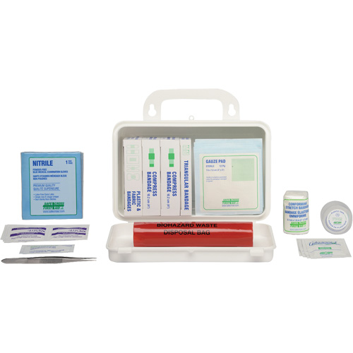 Trousse de premiers soins, R&eacute;pond &agrave; la norme CSA Z1220-17 type 1 individuelle, Personnel (1 travailleur) FMT Sales Ltd