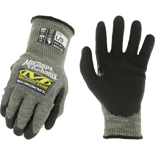 Gants de travail Speedknit, Taille 7, Calibre 13, Rev&ecirc;tement Ur&eacute;thane, Enveloppe en PEHP/Tungst&egrave;ne, ASTM ANSI niveau A9 FMT Sales Ltd