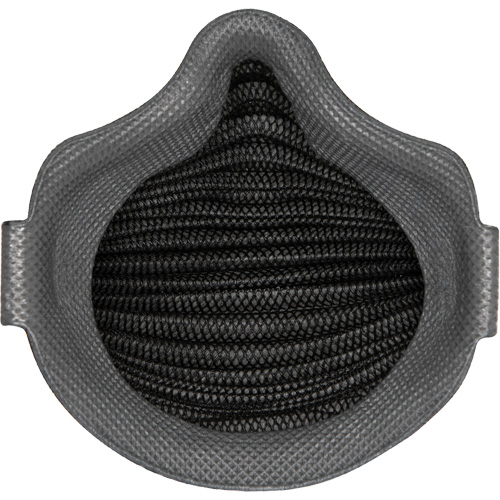 Masques jetables AirWave de la s&eacute;rie M noirs avec SmartStrap et bride compl&egrave;te en mousse, N95, Certifi&eacute; NIOSH, Moyen/grand FMT Sales Ltd