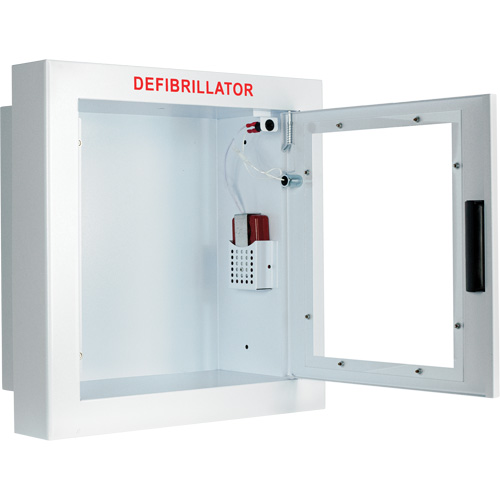 Semi-Recessed Large Cabinet with Alarm, Zoll AED Plus&reg;/Zoll AED 3/Cardio-Science/Physio-Control For, Non-Medical FMT Sales Ltd