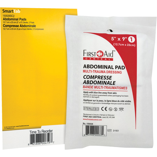 Recharge tampons pour trauma abdominal SmartCompliance FMT Sales Ltd