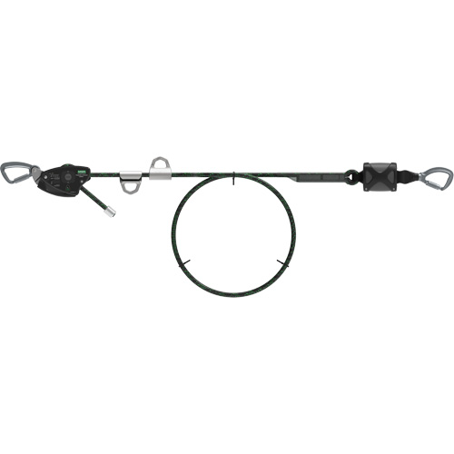 Corde de 100' pour ligne de vie temporaire horizontale, Corde d'alpinisme FMT Sales Ltd