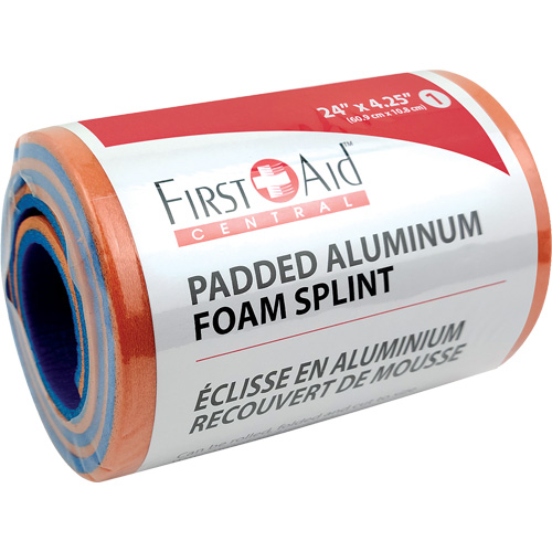 Splint, Multipurpose, Aluminum Foam Padded, 24", Non-Medical FMT Sales Ltd