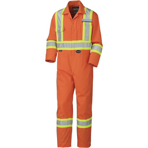 5513T Combinaison pour lavage industriel, 40 (grand taille), Orange haute visibilit&eacute; FMT Sales Ltd