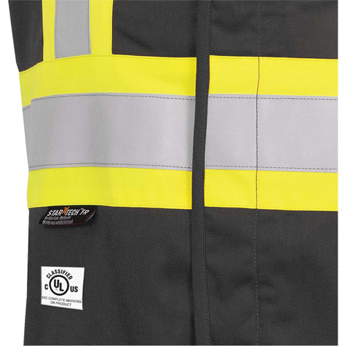 7729 Veste r&eacute;sistante aux arcs &eacute;lectriques FR-Tech, Petit, Noir, 10 cal/cm² FMT Sales Ltd