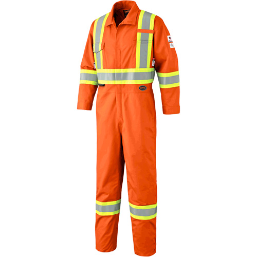 7702T FR-Tech&reg; Arc-Rated Coverall, Size 40 (Tall), High Visibility Orange, 10 cal/cm² FMT Sales Ltd