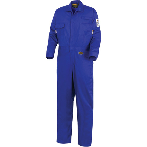 7779 FR-Tech&reg; 88/12 Arc Rated Flame Resistant Coveralls, Size 36, Royal Blue FMT Sales Ltd