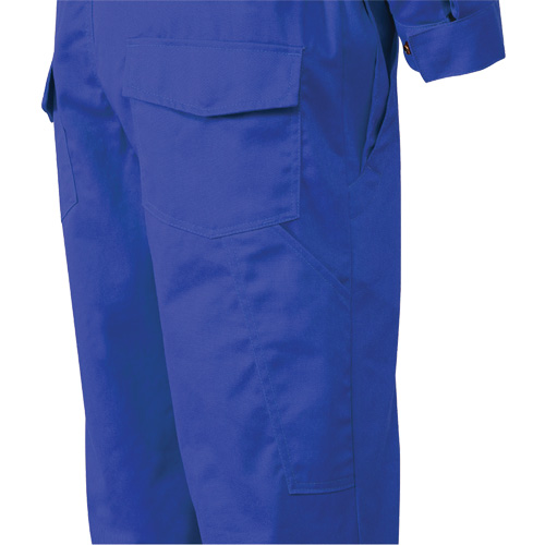 7706T FR-Tech&reg; Flame-Resistant Coverall with Leg Zippers, Size 40 (Tall), Royal Blue, 9.7 cal/cm² FMT Sales Ltd