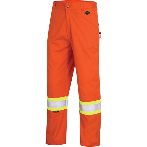 7763 Pantalon de s&eacute;curit&eacute; haute visibilit&eacute; r&eacute;sistant aux arcs &eacute;lectriques FR-Tech 88/12, 30, x 30, Orange haute visibilit&eacute;, 9,7 cal/cm² FMT Sales Ltd