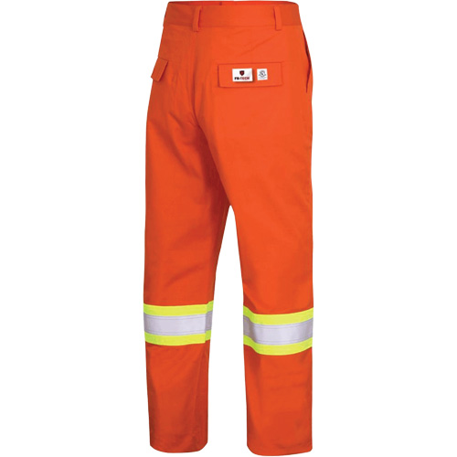 7763 Pantalon de s&eacute;curit&eacute; haute visibilit&eacute; r&eacute;sistant aux arcs &eacute;lectriques FR-Tech 88/12, 30, x 30, Orange haute visibilit&eacute;, 9,7 cal/cm² FMT Sales Ltd