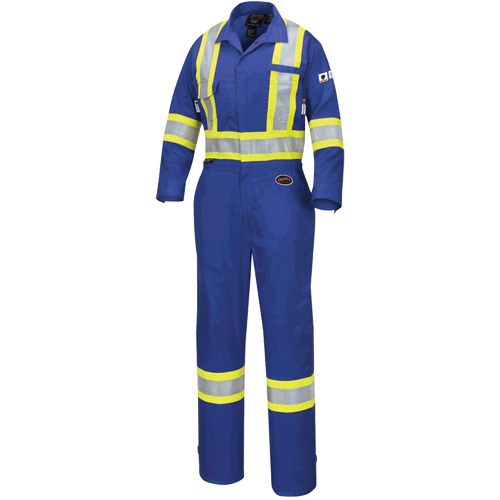 7704W FR-Tech&reg; Women's FR/Arc-Rated Coveralls, Size X-Small, Royal Blue, 10 cal/cm² FMT Sales Ltd