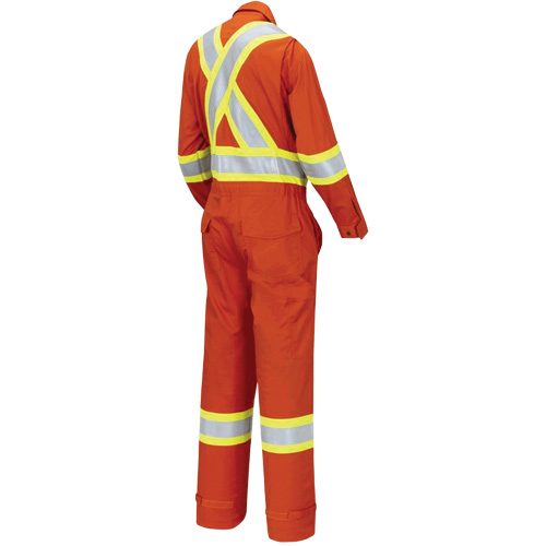 7702W FR-Tech&reg; Women's FR/Arc-Rated Coveralls, Size X-Small, High Visibility Orange, 10 cal/cm² FMT Sales Ltd