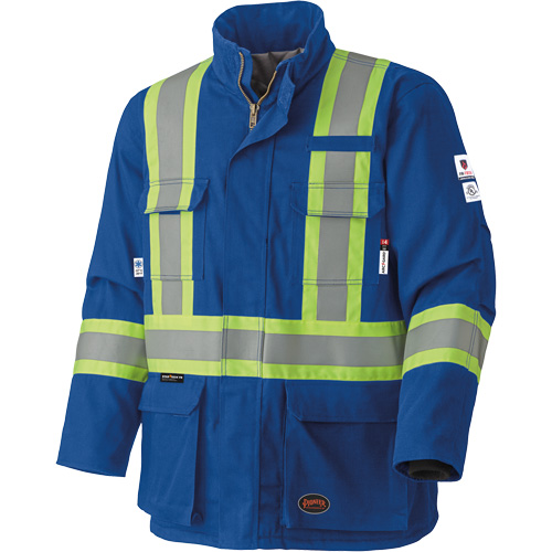 5523 Flame-Resistant Safety Parka, Small, Royal Blue, 58 cal/cm² FMT Sales Ltd