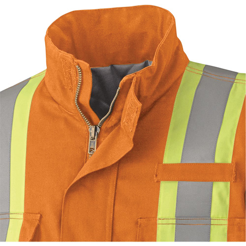 5533 Manteau de s&eacute;curit&eacute; ignifuge, Petit, Orange haute visibilit&eacute;, 58 cal/cm² FMT Sales Ltd