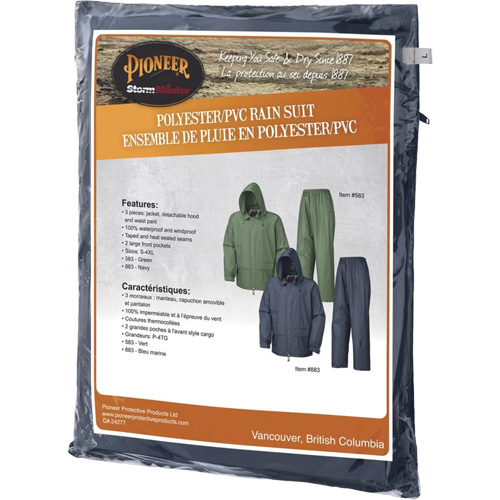 583 V&ecirc;tements imperm&eacute;ables, Polyester/PVC, Petit, Vert FMT Sales Ltd