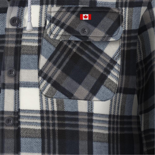 415BG Chemise &agrave; capuche matelass&eacute;e, Hommes, T-petit, Multicolore FMT Sales Ltd