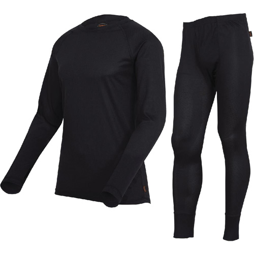 D2200A Ensemble de sous-v&ecirc;tements &agrave; s&eacute;chage rapide et &eacute;vacuation de l'humidit&eacute; de premi&egrave;re qualit&eacute;, Hommes, T-petit, Noir FMT Sales Ltd