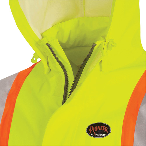 5881 Manteau de pluie ignifuge et protection contre les &eacute;clats d'arc &eacute;lectrique, T-petit, Jaune haute visibilit&eacute;, 10 cal/cm² FMT Sales Ltd