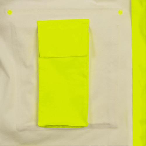 5881 Manteau de pluie ignifuge et protection contre les &eacute;clats d'arc &eacute;lectrique, T-petit, Jaune haute visibilit&eacute;, 10 cal/cm² FMT Sales Ltd