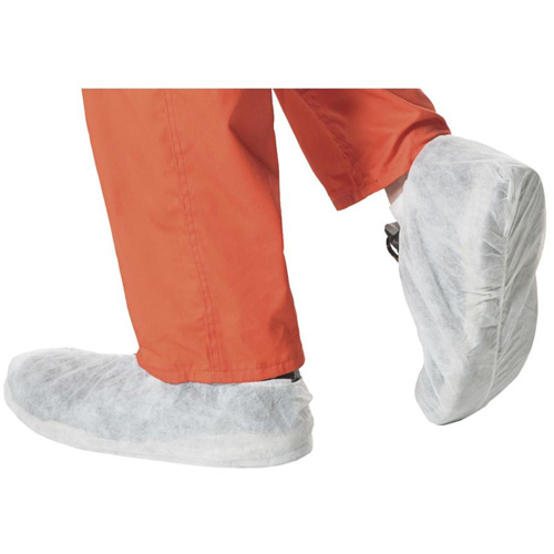 2022 Disposable Shoe Covers, One Size, Polypropylene, White FMT Sales Ltd