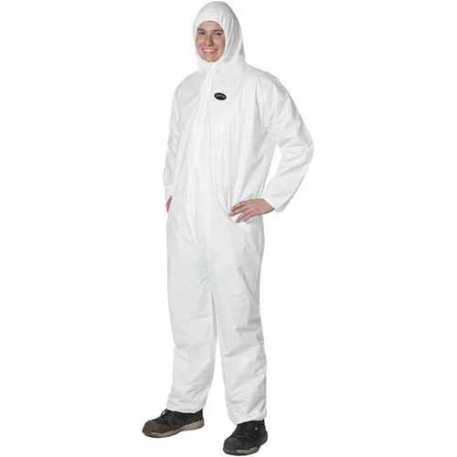 2055 Disposable Coveralls, Small, White, Microporous FMT Sales Ltd