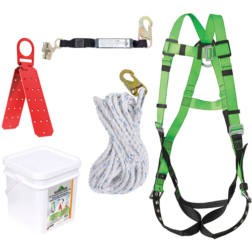 RK8-50 Ensemble de protection contre les chutes &agrave; illets, Trousses pour couvreur de toit FMT Sales Ltd