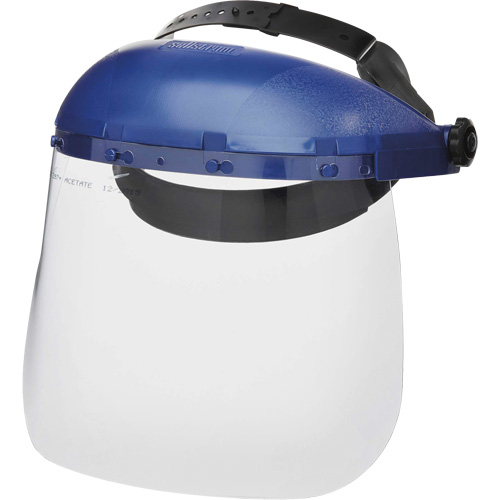 Masque protecteur avec coque simple de la s&eacute;rie 390 Premium, Ac&eacute;tate, Suspension Rochet FMT Sales Ltd