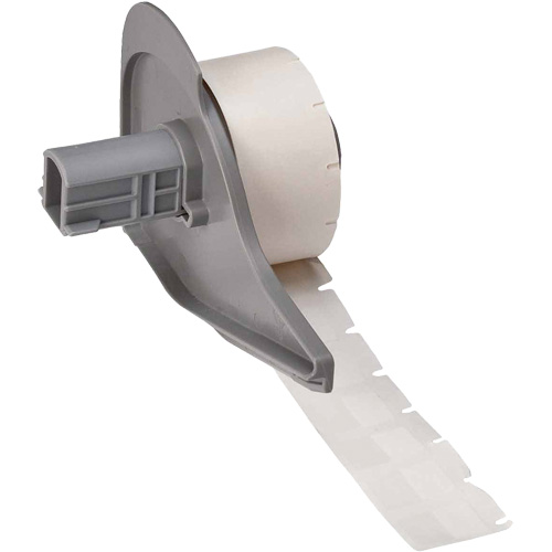 Self-Laminating Wrap-Around Wire & Cable Labels, Vinyl, 0.5" L x 0.75" H, White FMT Sales Ltd