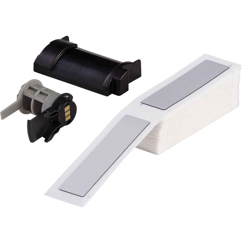 Raised Panel Labels, Polyester, 1" L x 4" H, White FMT Sales Ltd