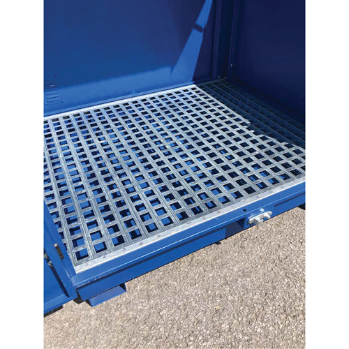 Palette de d&eacute;versement en acier avec couvercle rigide S-4 Ultra, 61" lo x 54,4" la x 52" h, Capacit&eacute; de charge 4700 lb FMT Sales Ltd