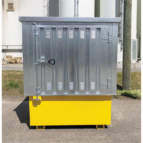 Couvercle rigide en acier Ultra-IBC, 71,1" lo x 83,1" la x 66,3" h, Capacit&eacute; de charge 5640 lb FMT Sales Ltd