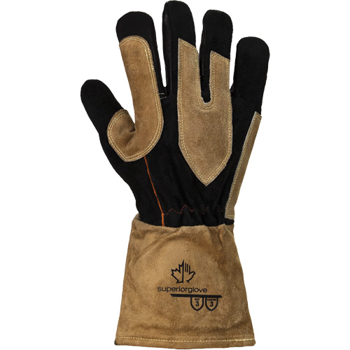 Endura&reg; 505GP MIG Welding Gloves, Grain Goatskin, Size Medium FMT Sales Ltd