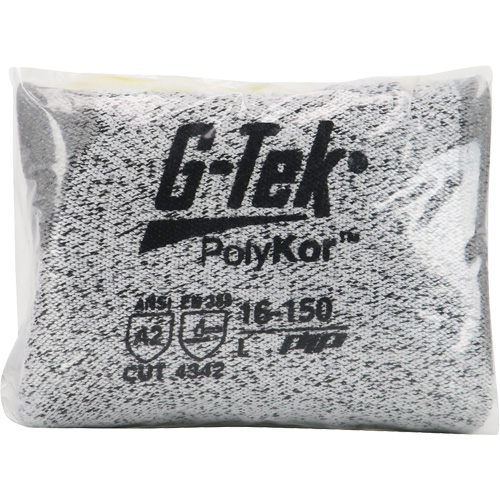Gants r&eacute;sistants aux coupures G-Tek en tricot sans couture, Taille T-petit, Calibre 13, Rev&ecirc;tement Polyur&eacute;thane, Enveloppe en PolyKor, ASTM ANSI niveau A2/EN 388 niveau B FMT Sales Ltd