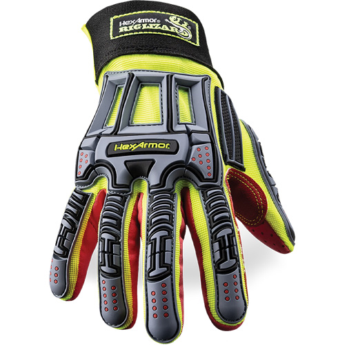 Gants r&eacute;sistants aux coupures Rig Lizard 2028X, 6/T-petit, Paume en Synth&eacute;tique/PEHP, Poignet &eacute;lastique/Boucle et crochet FMT Sales Ltd