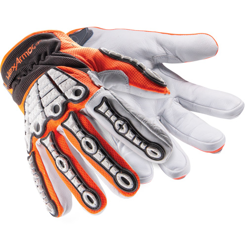 Gants r&eacute;sistants aux chocs Chrome SLT Oasis 4073, 6/T-petit, Paume en Ch&egrave;vre, Poignet Boucle et crochet FMT Sales Ltd